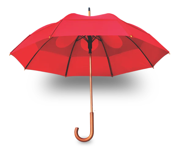 GustBuster Classic 48" Auto Open Folding Windproof Umbrella Lightweight and Strong