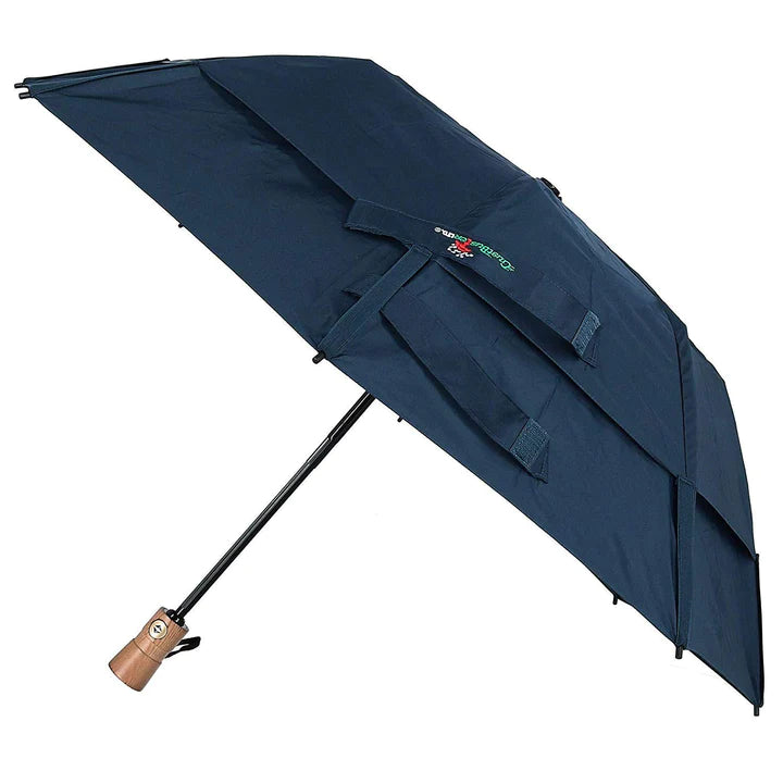 GustBuster LTD 43"Auto Open and Auto Close Compact Dual Canopy Windproof Folding Umbrella