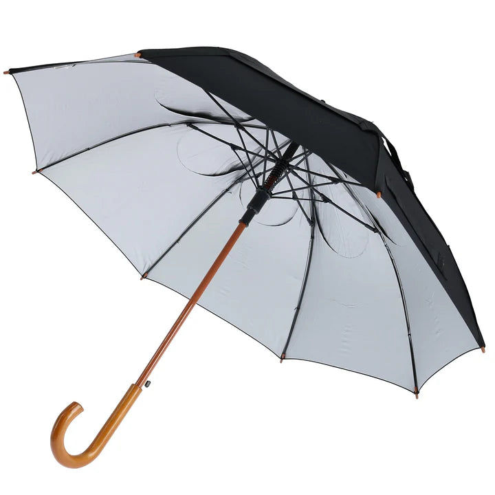 GustBuster Classic 48" Auto Open Folding Windproof Umbrella Lightweight and Strong