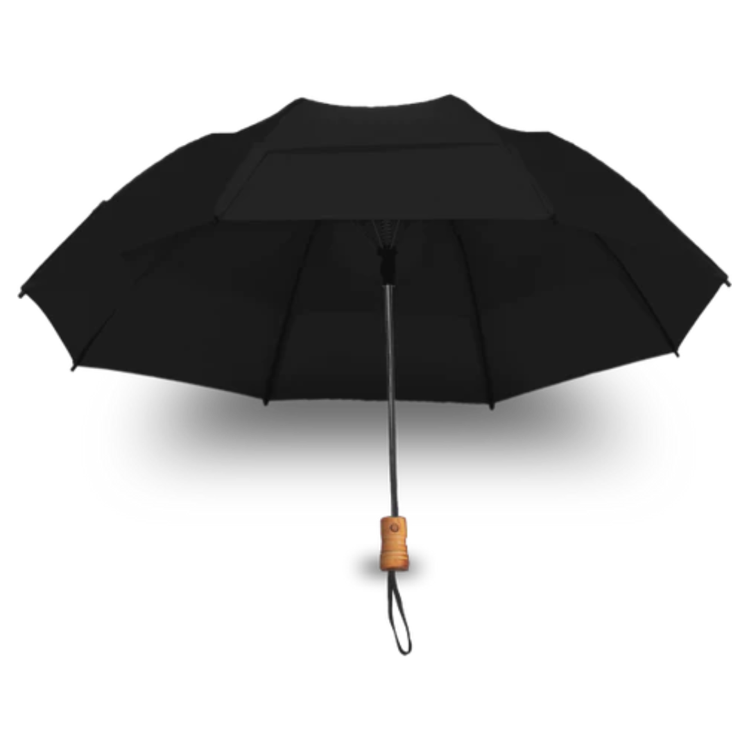 Gustbuster Metro Dual Canopy Collapsible AUTO OPEN 43" Compact Windproof Umbrela