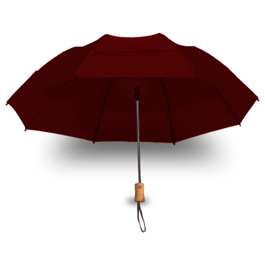 Gustbuster Metro Dual Canopy Collapsible AUTO OPEN 43" Compact Windproof Umbrela