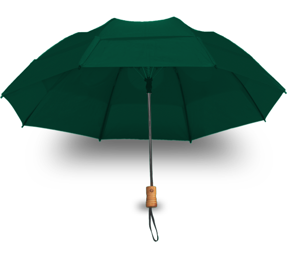 Gustbuster Metro Dual Canopy Collapsible AUTO OPEN 43" Compact Windproof Umbrela