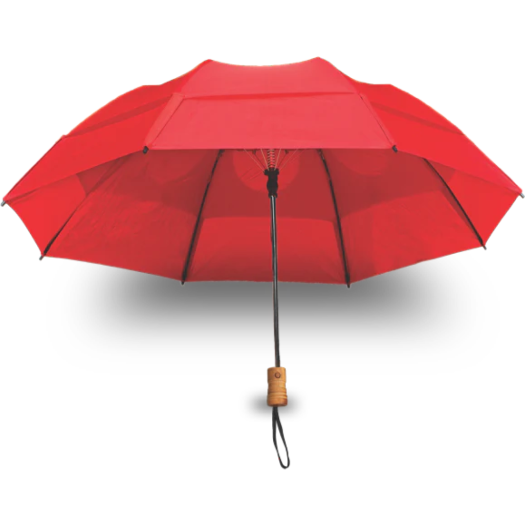 Gustbuster Metro Dual Canopy Collapsible AUTO OPEN 43" Compact Windproof Umbrela