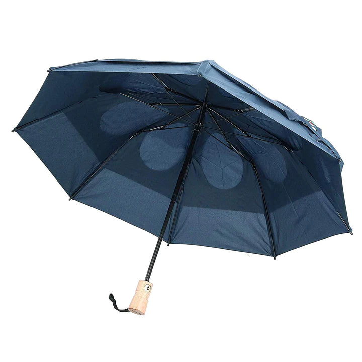 GustBuster LTD 43"Auto Open and Auto Close Compact Dual Canopy Windproof Folding Umbrella