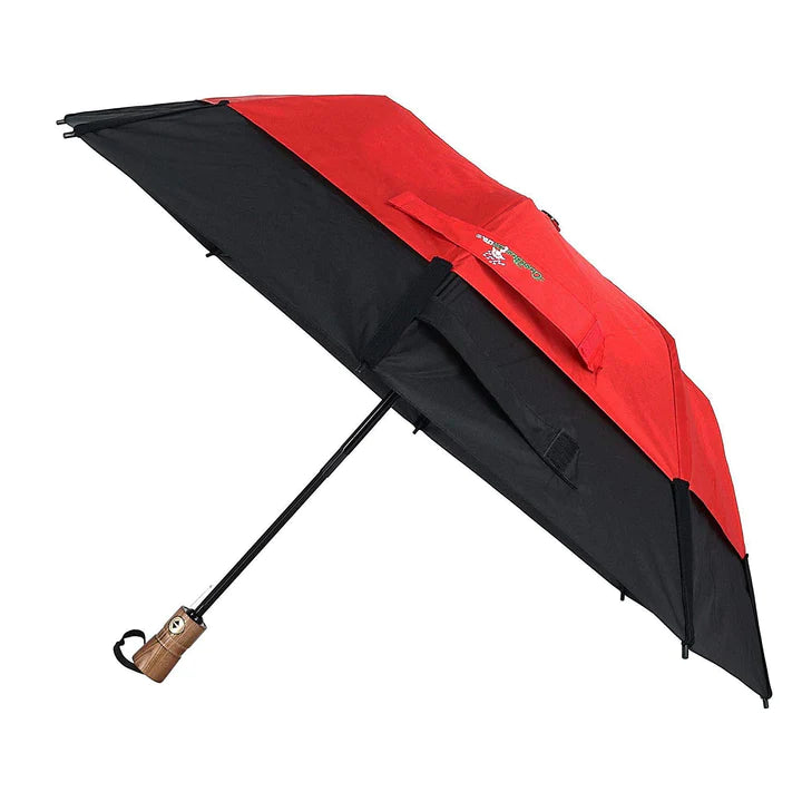 GustBuster LTD 43"Auto Open and Auto Close Compact Dual Canopy Windproof Folding Umbrella