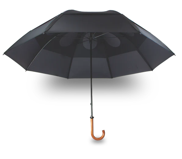 The Classy Gustbuster Doorman Large Windproof Umbrellas (Black)